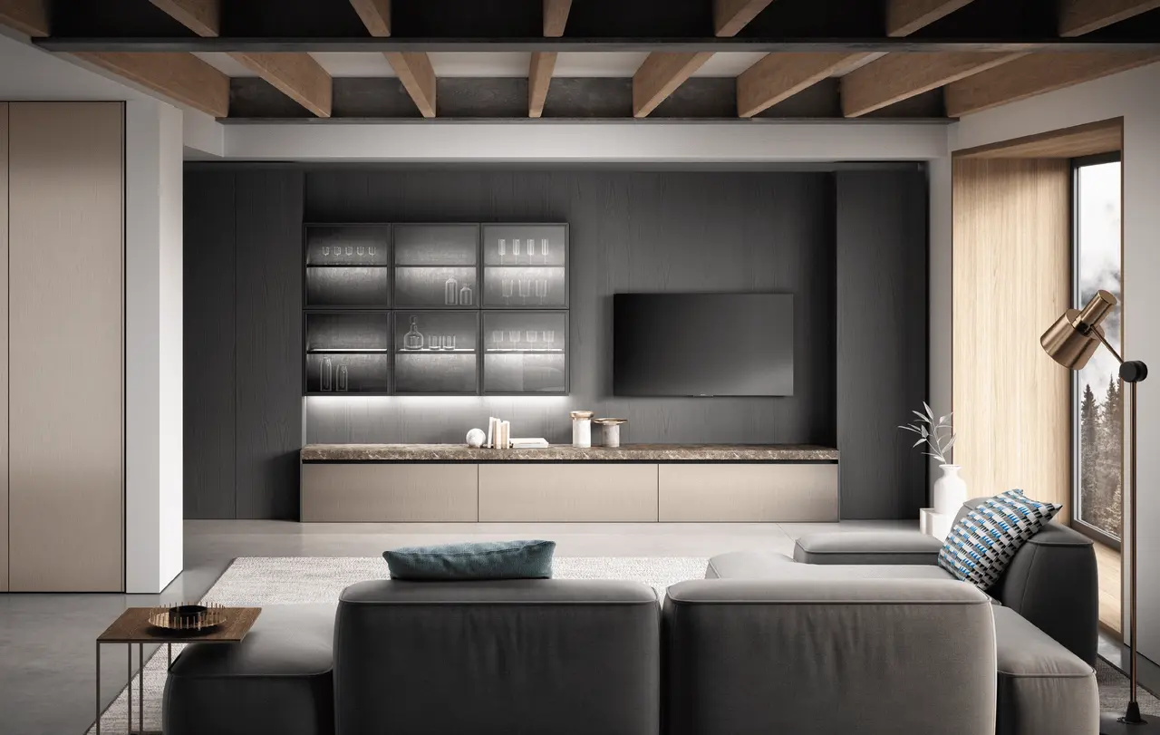 Binova гостиная BLUNA Tech Champagne