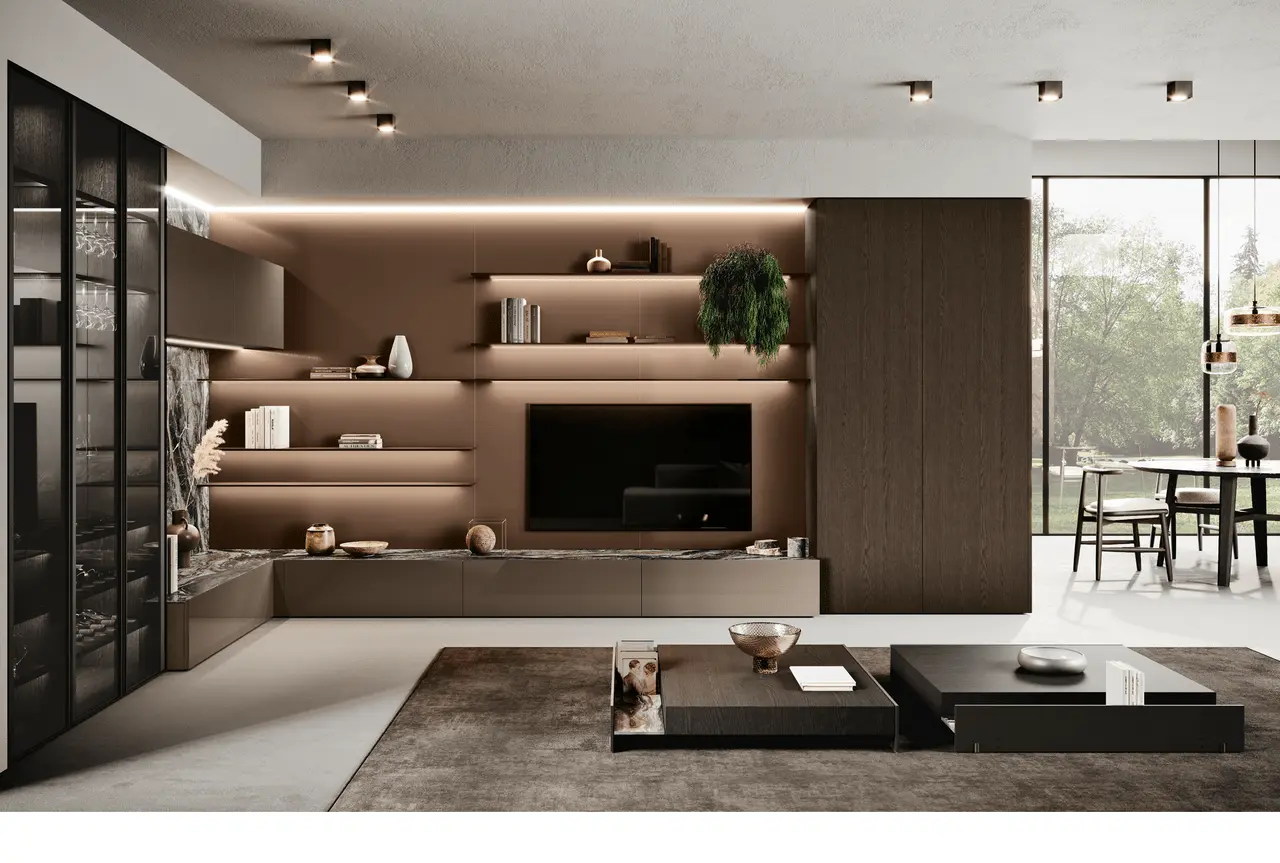 Binova гостиная BLUNA Laccato Lucido