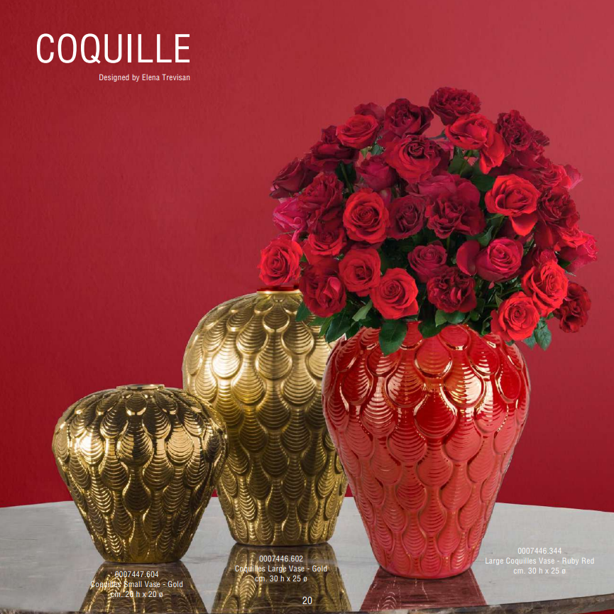 VILLARI Ваза COQUILLE большая