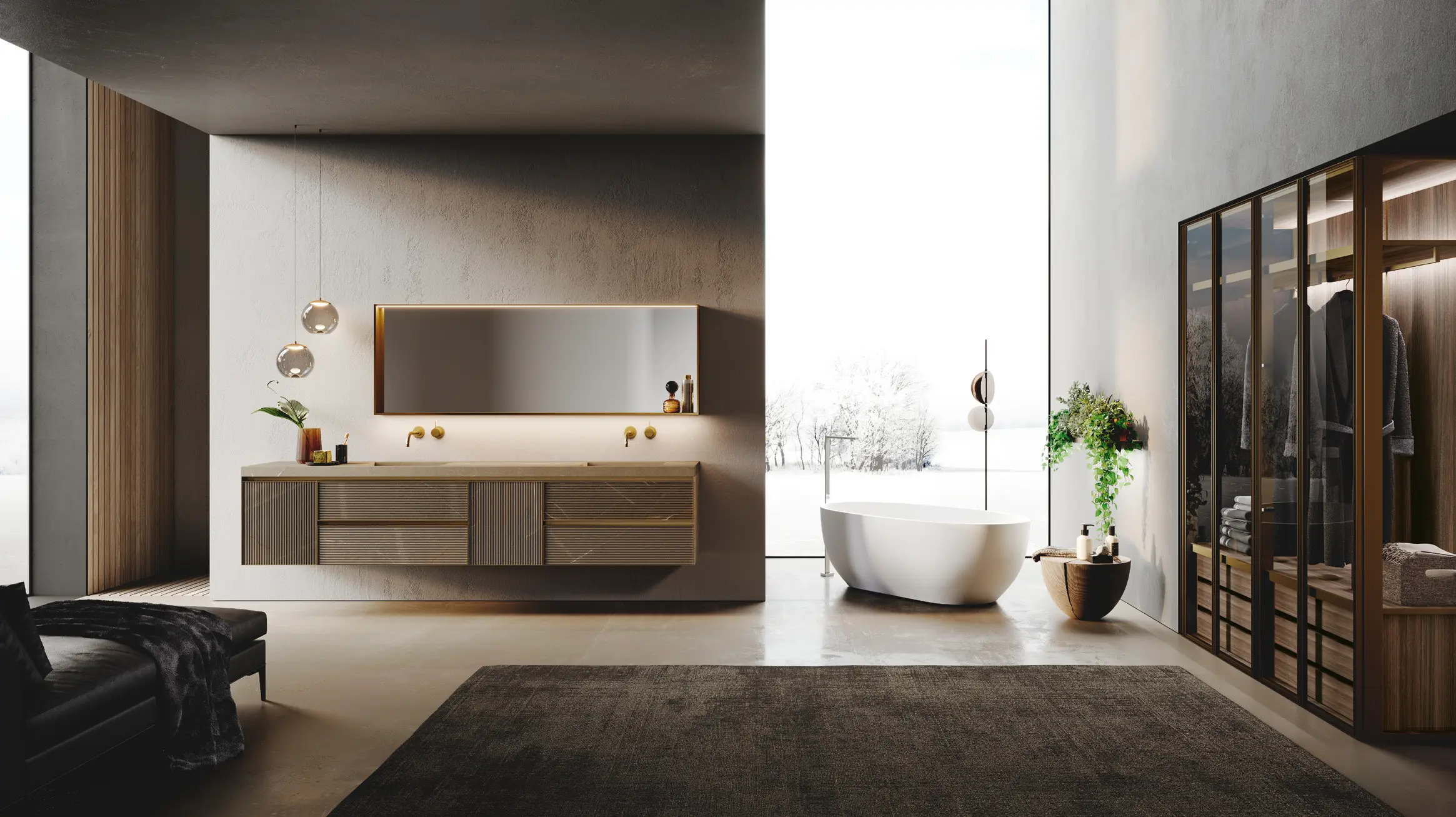 Binova Мебель для ванной AVOLA \ 01 Gres