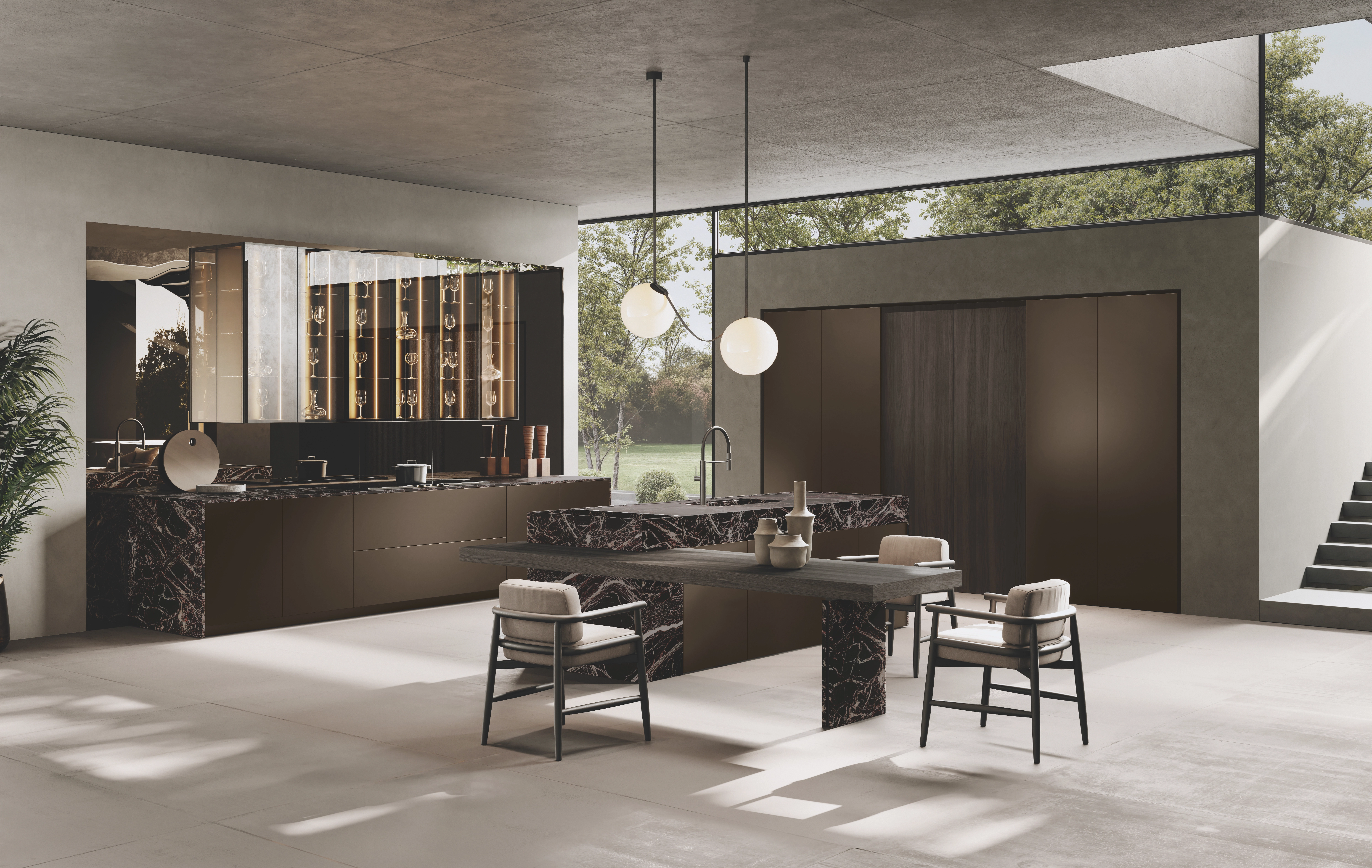 Binova кухня BLUNA TECH Alluminio